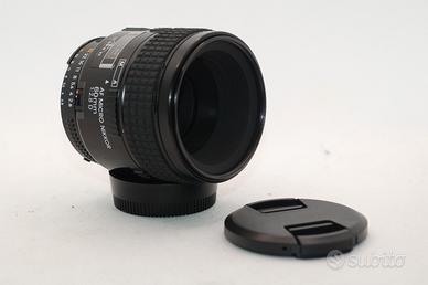 obiettivo lente Nikon AF 60mm micro f2.8 macro 