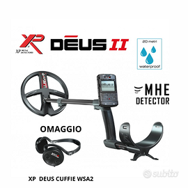 METAL DETECTOR XP DEUS 2 CON CUFFIE WSA 2