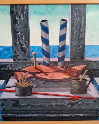 Dipinto ad olio su tela dell'artista Tonino Caputo