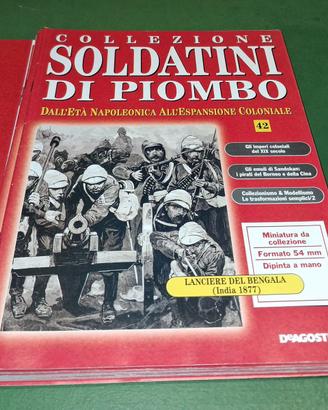 Collezione figurini soldatini 54 mm in piombo