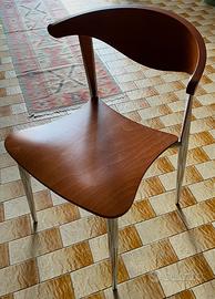 5 sedie in legno