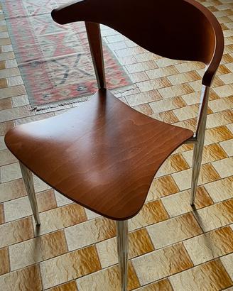 5 sedie in legno