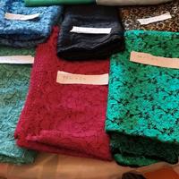 scampoli merletto puro cotone e seta talenti Roma 