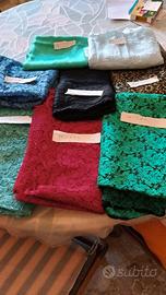 scampoli merletto puro cotone e seta talenti Roma 