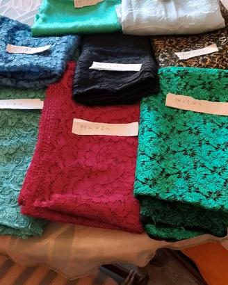 scampoli merletto puro cotone e seta talenti Roma 