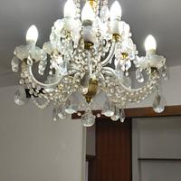 lampadario in cristallo boemo