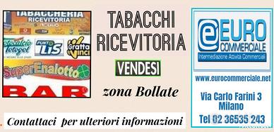 434/10 TABACCHERIA RICEVITORIA mq 60 zona Bollate