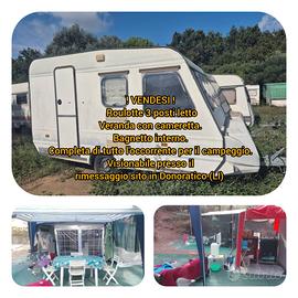 !!RIBASSATO!!!ROULOTTE 3 POSTI Adria  ben tenuta 