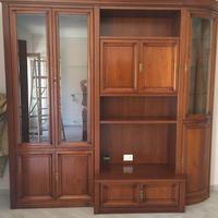 Parete attrezzata ciliegio