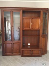 Parete attrezzata ciliegio