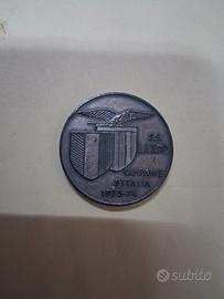 medaglia commemorativa scudetto lazio 1974
