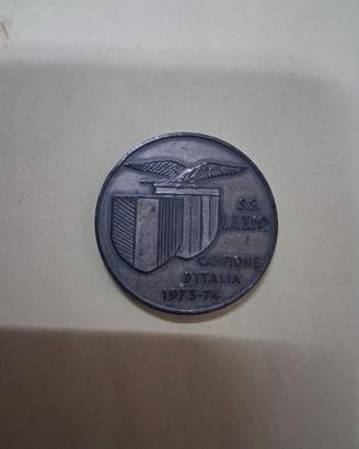 medaglia commemorativa scudetto lazio 1974