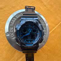 Orologio Casio G-Shock GA-100 nero/blu