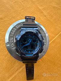 Orologio Casio G-Shock GA-100 nero/blu