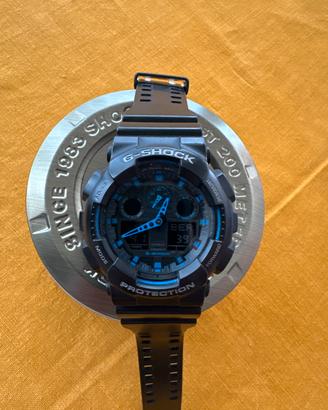 Orologio Casio G-Shock GA-100 nero/blu