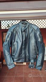 Giacca moto in pelle