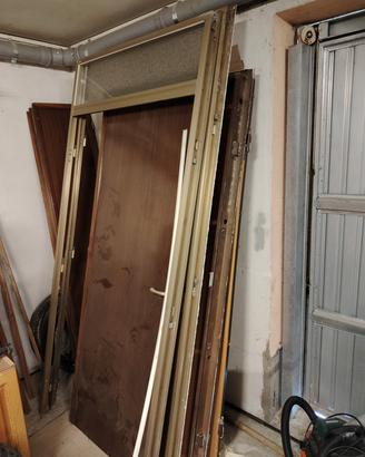 Porte alluminio, porte legno