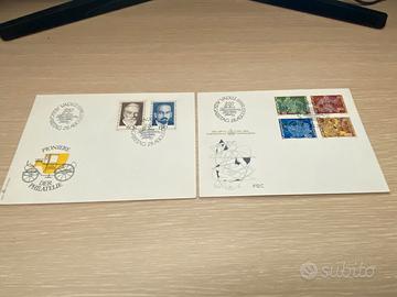 BUSTE PRIMO GIORNO EMISSIONE 1969 LIECHTENSTEIN