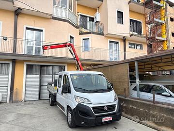 Fiat Ducato 2.3 MJT 130CV CASSONE CON GRU 7 POSTI 