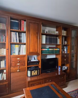 Splendida libreria in vero legno