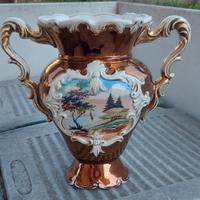 Vaso ad anfora vintage decorato