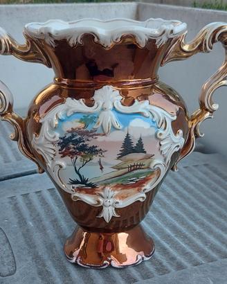 Vaso ad anfora vintage decorato