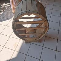 Porta bottoglie in legno