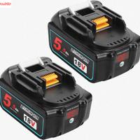 2X Powarobor BL1850B 18V 5.5Ah Batteria di ricamb