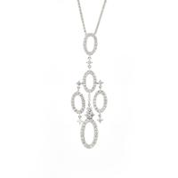 Collana Recarlo in oro bianco e diamanti 0,63 Ct