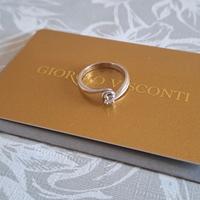 Anello Fidanzamento Oro Bianco Diamante Solitario