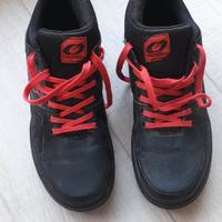 Scarpe Oneal Pinned Pro Nere/Rosse Freeride DH MTB