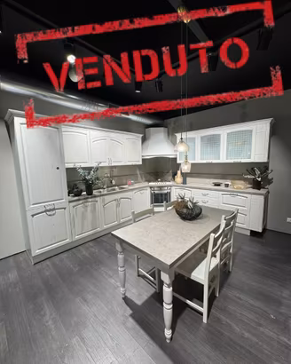 CUCINA COMPLETA ANGOLARE STILE CLASSICO MODERNO