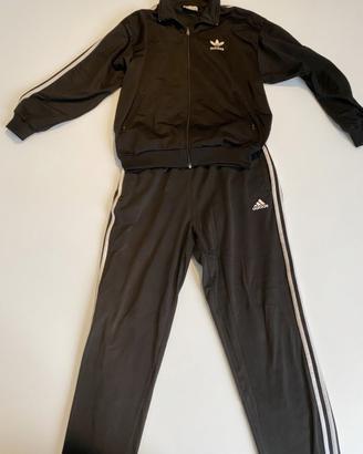 Tuta Adidas Originale Nera - Giacca e Pantalone L