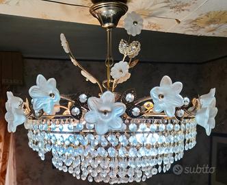 lampadario di cristallo 