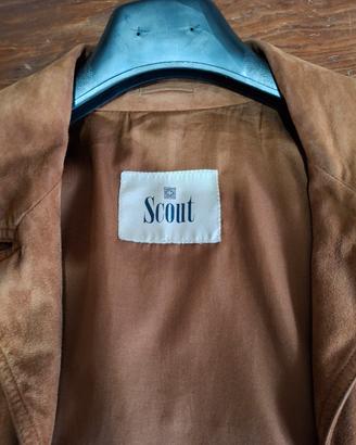 giacca blazer scamosciata 