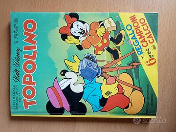 Topolino numero 1248 del 1979 con cartoncini calci
