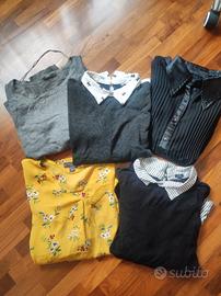 set abbigliamento camicette e maglioncini OVS
