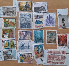 Francobolli Italia anni '80/'90