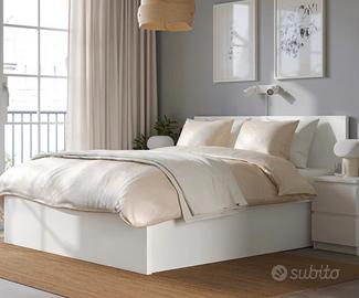 Letto Ikea Malm Contenitore + Materasso Dorelan