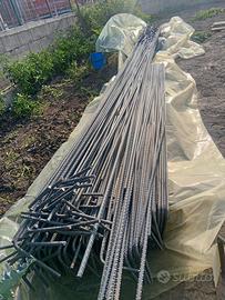 Tondini ferro nervato 12 e 14 mm per platea 6x5