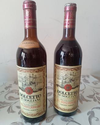 Bottiglia di vino Dolcetto di Dogliani