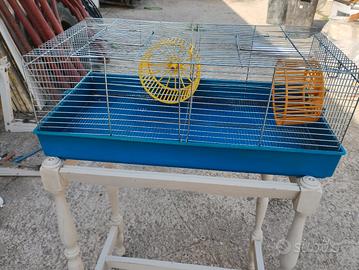 Gabbia per criceti con due accessori inclusi