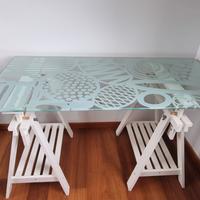 tavolo vetro Ikea 148x73