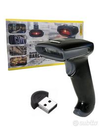 Lettore scanner di codici a barre QR WIRELESS