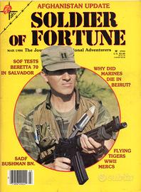 Rivista militare Soldier of Fortune marzo 1984