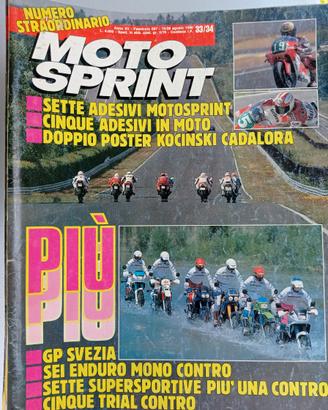 Rivista MOTOSPRINT numero 33 / 34 del 1990