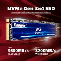 SSD 512GB NVMe M.2 KingSpec NX  3D NAND Flash 2280