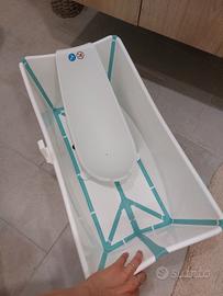 Vaschetta pieghevole Stokke con supporto neonato