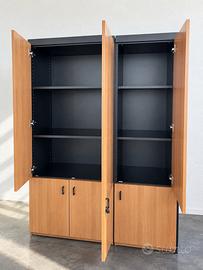Armadio archivio ufficio modulare 6 ante legno