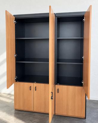 Armadio archivio ufficio modulare 6 ante legno